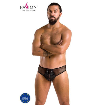 PASSION - 035 SLIP RICHARD NERO L/XL - PASSION MEN | Lingerie Harness Boutique