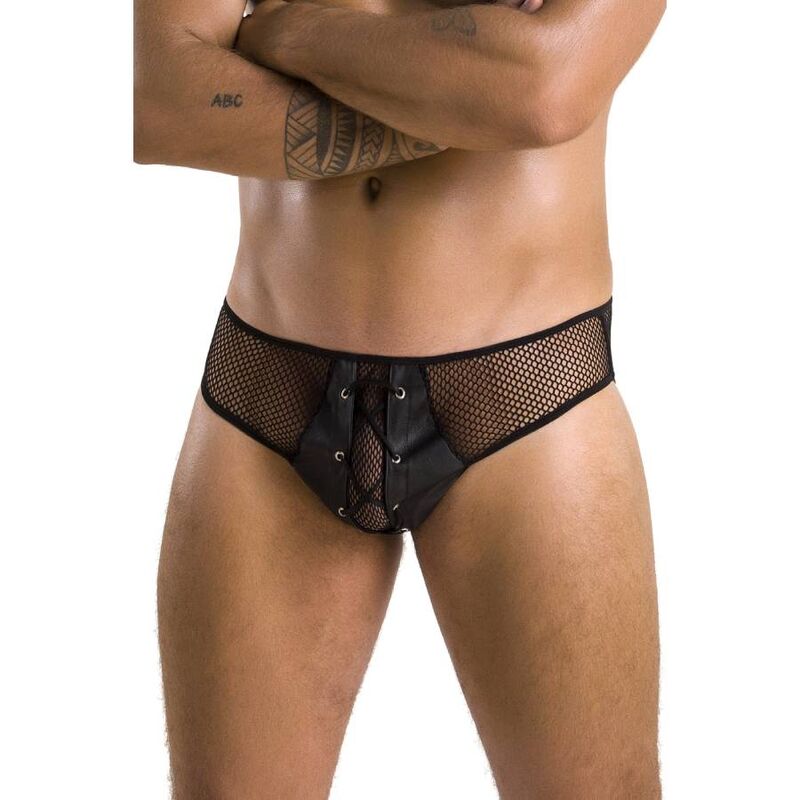 PASSION - 035 SLIP RICHARD NERO L/XL - PASSION MEN | Lingerie Harness Boutique