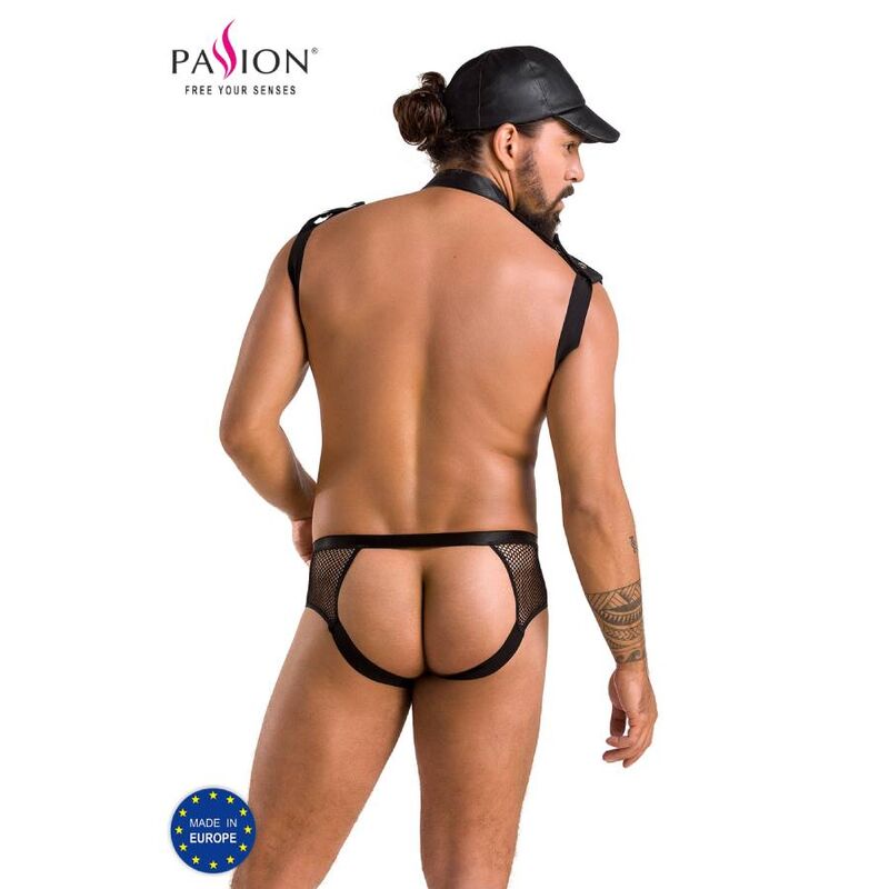 PASSION - 038 SET JOHN NERO L/XL - PASSION MEN | Lingerie Harness Boutique