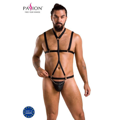 PASSION - 039 SET ANDREW NERO L/XL - PASSION MEN | Lingerie Harness Boutique