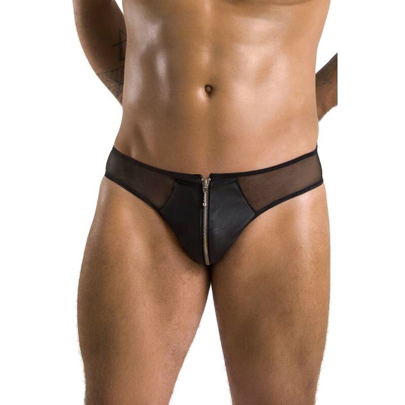 PASSION - 042 SLIP TIMMY NERO L/XL - PASSION MEN | Lingerie Harness Boutique