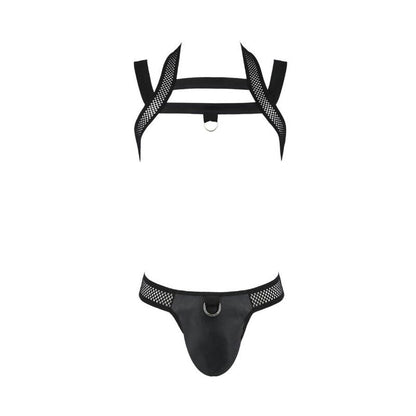 PASSION - 043 SET JACOB NERO L/XL - PASSION MEN | Lingerie Harness Boutique