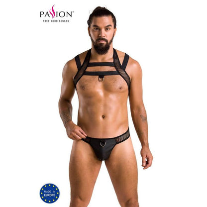 PASSION - 043 SET JACOB NERO L/XL - PASSION MEN | Lingerie Harness Boutique
