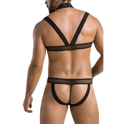 PASSION - 043 SET JACOB NERO L/XL - PASSION MEN | Lingerie Harness Boutique