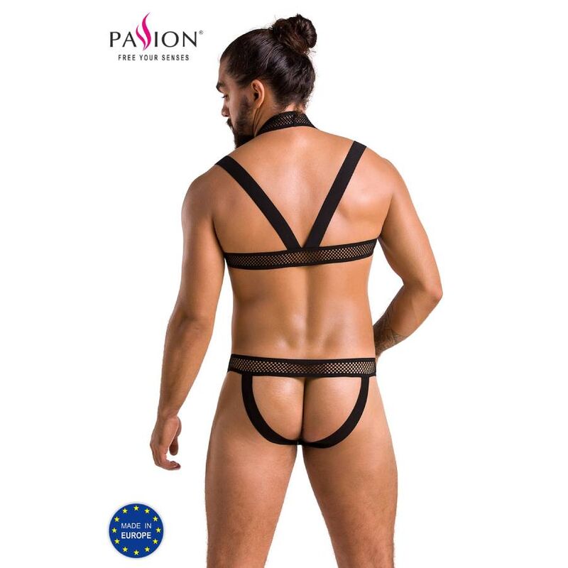 PASSION - 043 SET JACOB NERO L/XL - PASSION MEN | Lingerie Harness Boutique