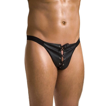 PASSION - 044 SLIP OPEN BEN NERO L/XL - PASSION MEN | Lingerie Harness Boutique