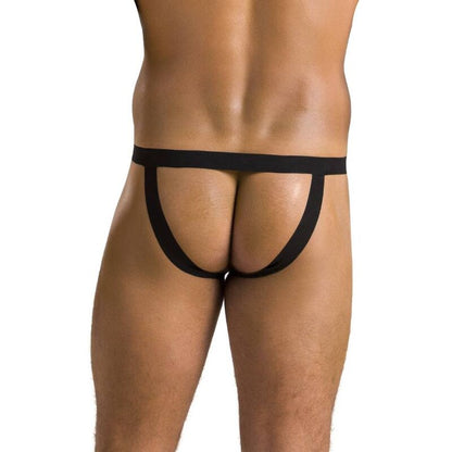 PASSION - 044 SLIP OPEN BEN NERO L/XL - PASSION MEN | Lingerie Harness Boutique
