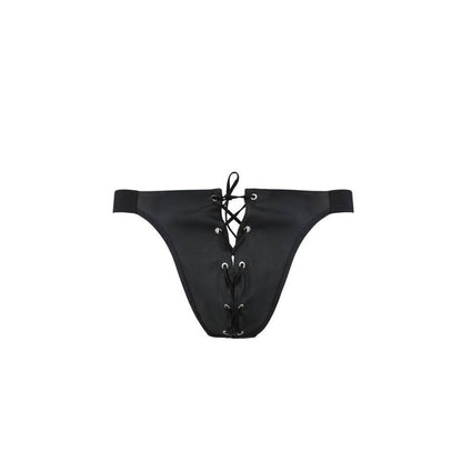 PASSION - 044 SLIP OPEN BEN NERO L/XL - PASSION MEN | Lingerie Harness Boutique