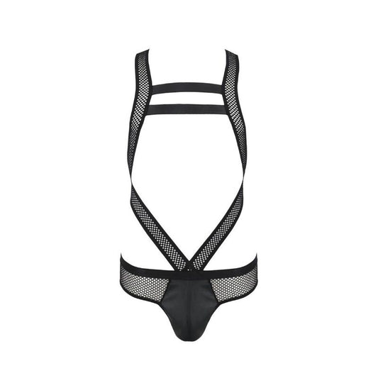 PASSION - 045 BODY VICTOR NERO L/XL - PASSION MEN | Lingerie Harness Boutique