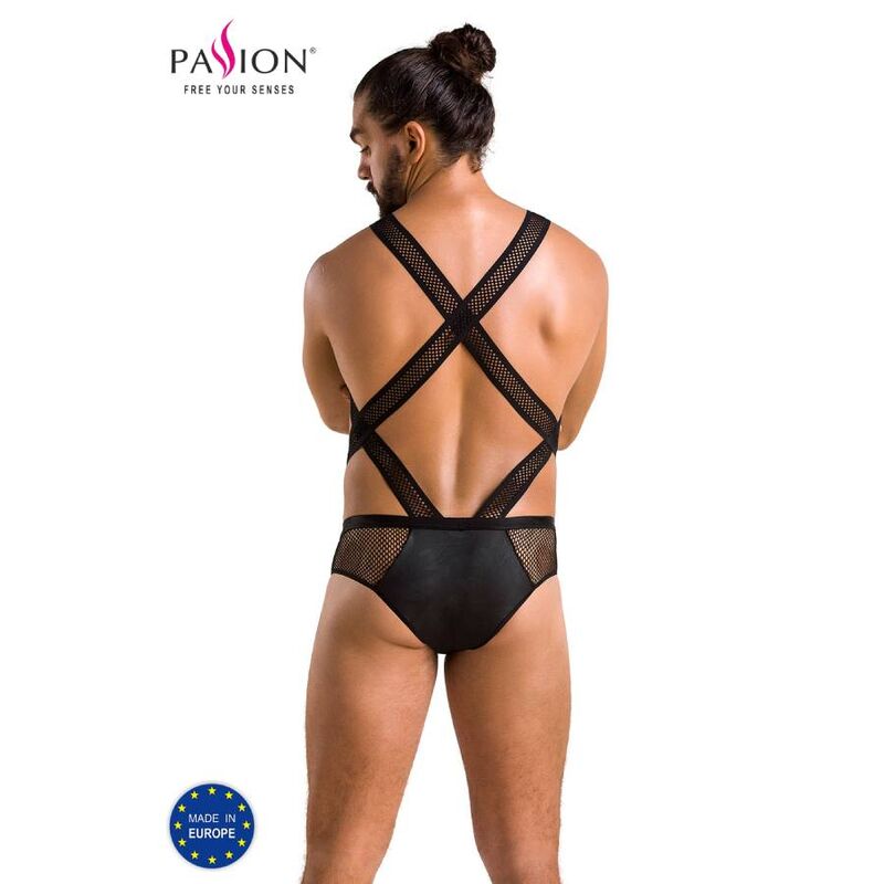 PASSION - 045 BODY VICTOR NERO L/XL - PASSION MEN | Lingerie Harness Boutique