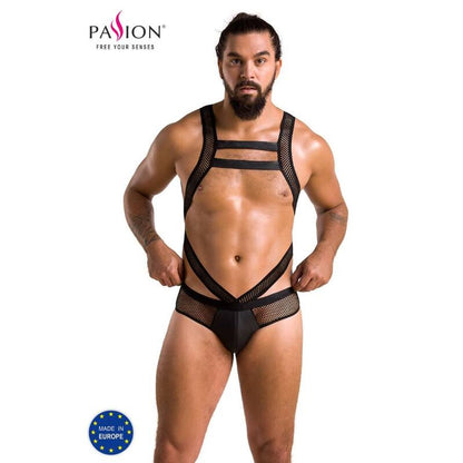 PASSION - 045 BODY VICTOR NERO L/XL - PASSION MEN | Lingerie Harness Boutique