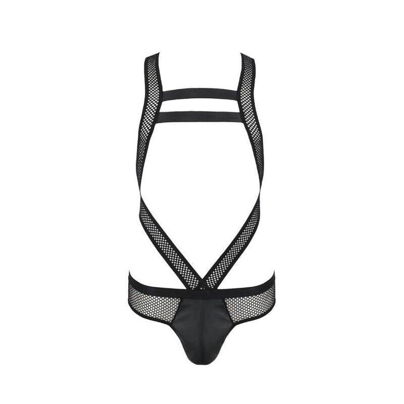 PASSION - 045 BODY VICTOR NERO L/XL - PASSION MEN | Lingerie Harness Boutique