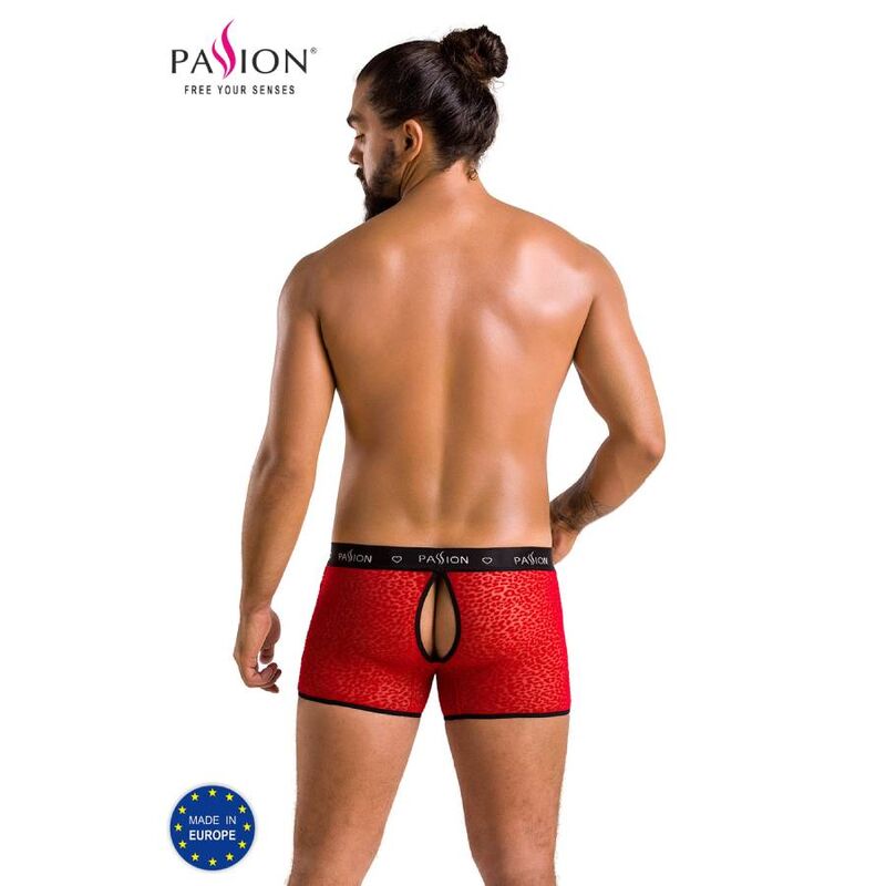 PASSION - 046 SHORT PARKER ROSSO L/XL - PASSION MEN | Lingerie Harness Boutique