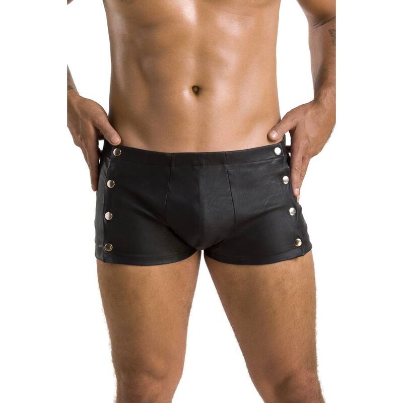 PASSION - 048 SHORT DAVID NERO L/XL - PASSION MEN | Lingerie Harness Boutique