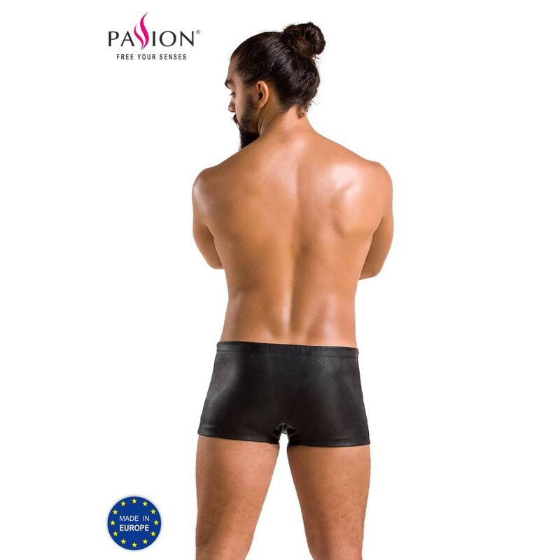 PASSION - 048 SHORT DAVID NERO L/XL - PASSION MEN | Lingerie Harness Boutique