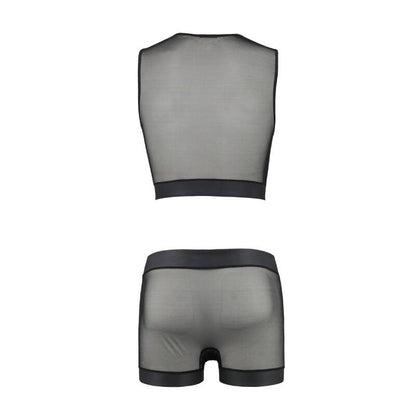 PASSION - 053 SET WILLIAM NERO L/XL - PASSION MEN | Lingerie Harness Boutique