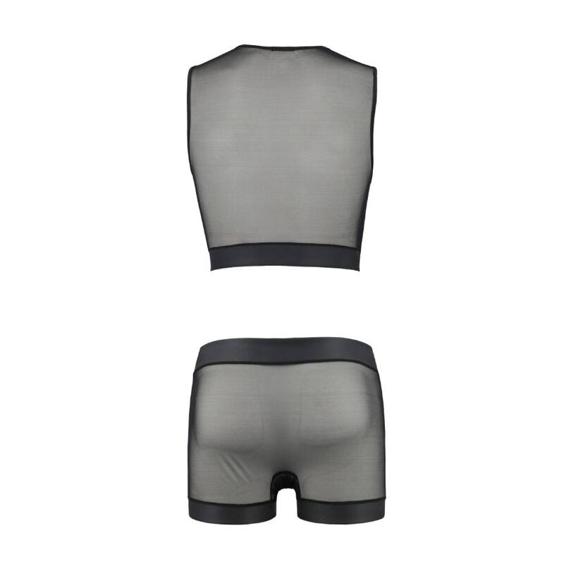 PASSION - 053 SET WILLIAM NERO L/XL - PASSION MEN | Lingerie Harness Boutique