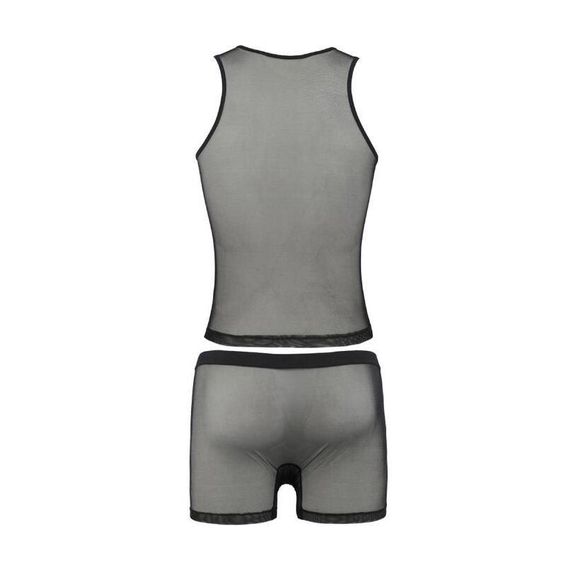PASSION - 054 SET OSCAR NERO L/XL - PASSION MEN | Lingerie Harness Boutique