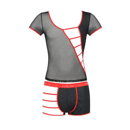 PASSION - 055 SET MARK NERO L/XL - PASSION MEN | Lingerie Harness Boutique