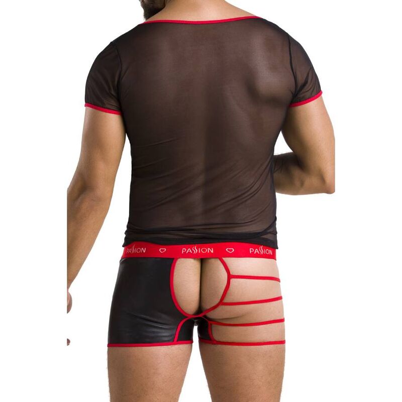 PASSION - 055 SET MARK NERO L/XL - PASSION MEN | Lingerie Harness Boutique