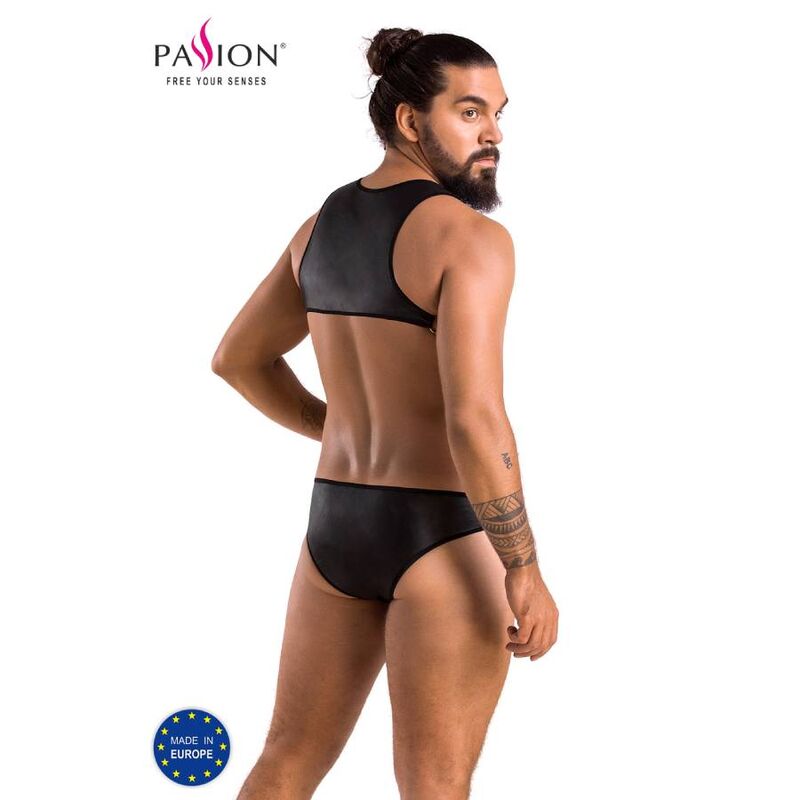 PASSION - 056 BODY ADAM NERO L/XL - PASSION MEN | Lingerie Harness Boutique