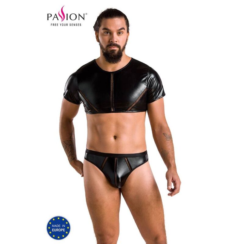 PASSION - 057 SET PETER NERO L/XL - PASSION MEN | Lingerie Harness Boutique