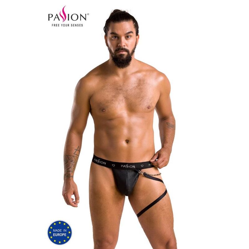 PASSION - 058 BILL PERIZOMA NERO L/XL - PASSION MEN | Lingerie Harness Boutique