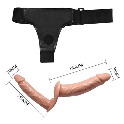 BAILE - ULTRA APPASSIONATA DOPPI DILDOS CON IMBRAGATURA - BAILE HARNESS COLLECTION | Lingerie Harness Boutique