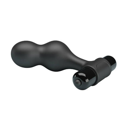MR PLAY - PLUG ANALE VIBRATORE IN SILICONE NERO - MR PLAY | Lingerie Harness Boutique