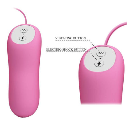 PRETTY LOVE - PINK ELECTRIC SHOCK AND VIBRATION TWEEZERS