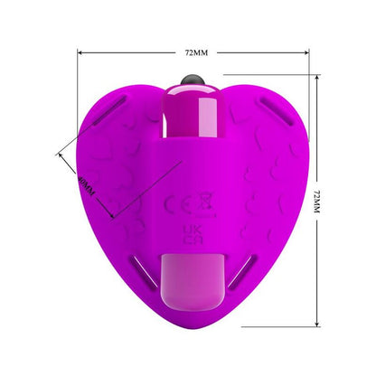 PRETTY LOVE - MASSAGGIATORE PER CLITORIDE HEARTBEAT 10 MODALIT DI VIBRAZIONE VIOLA - PRETTY LOVE FLIRTATION | Lingerie Harness Boutique