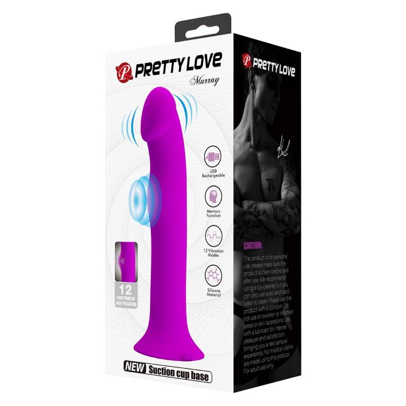 PRETTY LOVE - VIBRATORE MURRAY E STIMOLATORE DEL PUNTO G VIOLA - PRETTY LOVE FLIRTATION | Lingerie Harness Boutique
