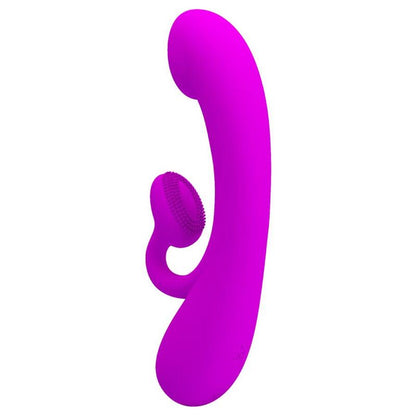 PRETTY LOVE - SINCERE VIBRATOR AND PURPLE SILICONE CLITORAL SUCTION CUP