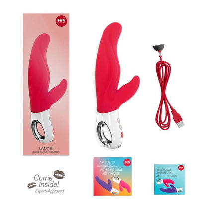 FUN FACTORY - LADY BI INDIA RED DOUBLE VIBRATOR