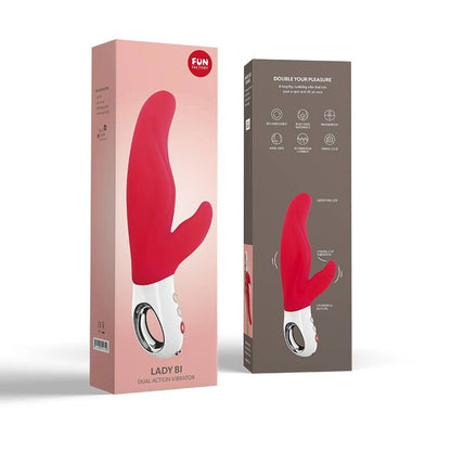 FUN FACTORY - LADY BI INDIA RED DOUBLE VIBRATOR