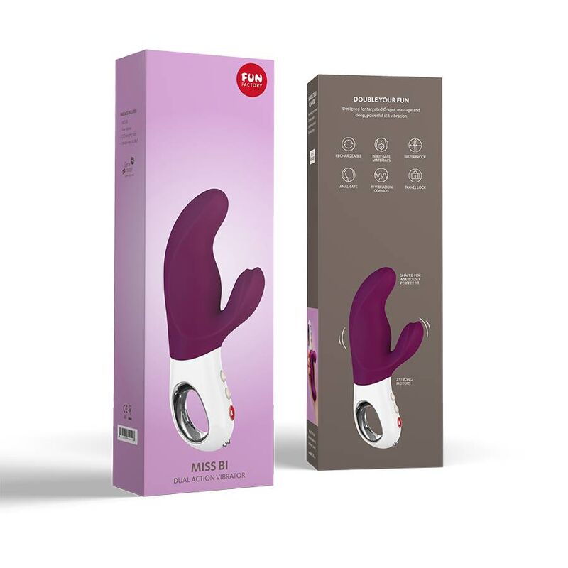 FUN FACTORY - MISS BI DUAL WHITE GRAPE VIBRATOR