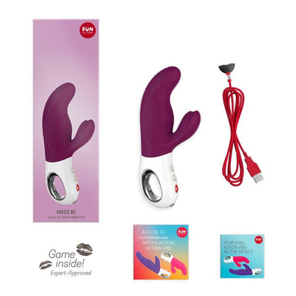 FUN FACTORY - MISS BI DUAL WHITE GRAPE VIBRATOR