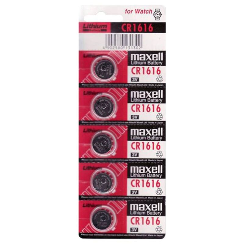 MAXELL - LITHIUM BATTERY CR1616 3V 5UDS