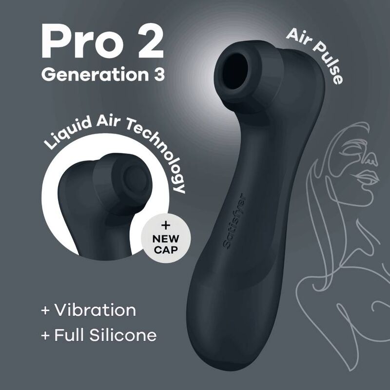 SATISFYER - TECNOLOGIA PRO 2 GENERAZIONE 3 ARIA LIQUIDA ROSSO VINO