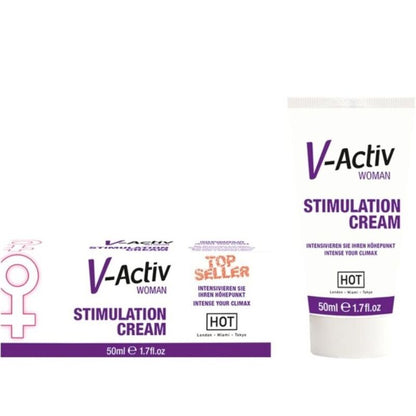 HOT - V-ACTIV CREMA STIMOLANTE DONNA 50ML - HOT | Lingerie Harness Boutique