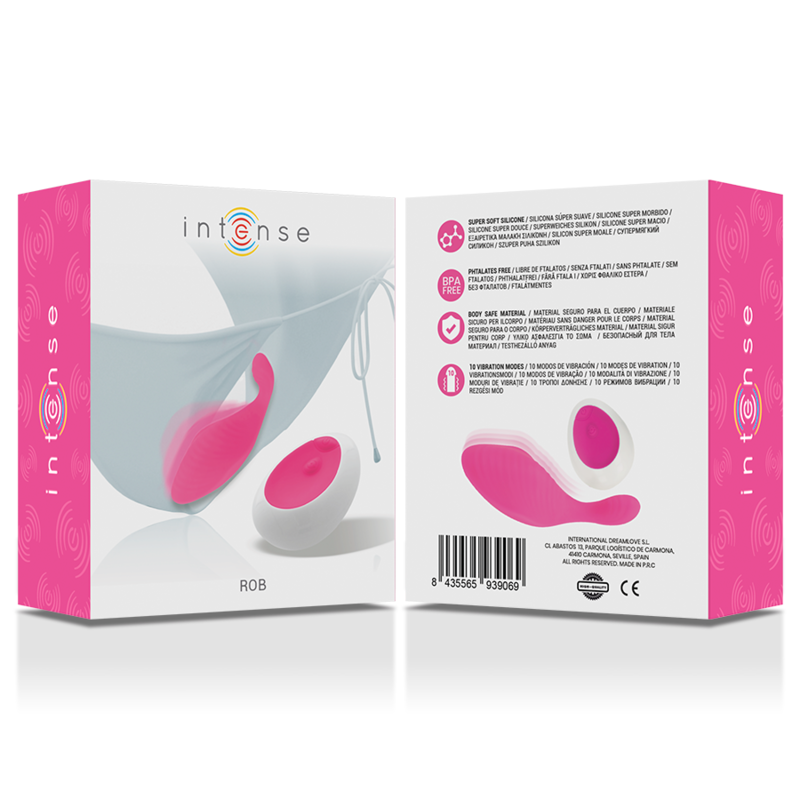 INTENSE - ROB PANTIE REMOTE CONTROL ROSA - INTENSE FUN | Lingerie Harness Boutique