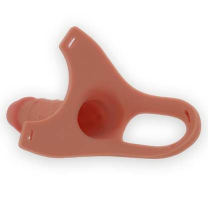 INTENSE - IMBRACATURA CAVA CON DILDO IN SILICONE 16 X 3,5 CM - INTENSE COUPLES TOYS | Lingerie Harness Boutique