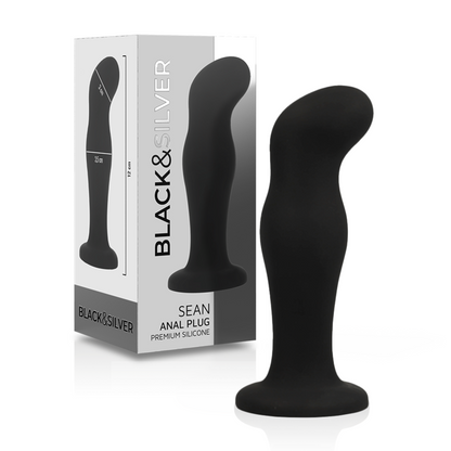 BLACK&SILVER - SEAN PLUG ANALE PREMIUM IN SILICONE NERO - BLACK&SILVER | Lingerie Harness Boutique
