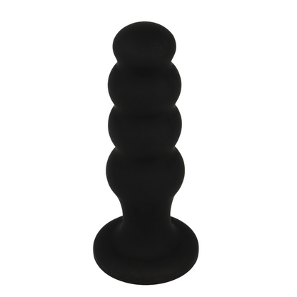 BLACK&SILVER - PLUG ANALE IN SILICONE SCOTT PREMIUM NERO - BLACK&SILVER | Lingerie Harness Boutique