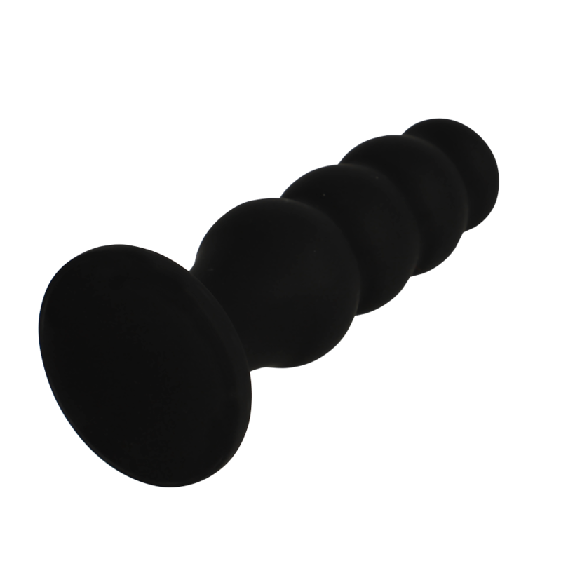BLACK&SILVER - PLUG ANALE IN SILICONE SCOTT PREMIUM NERO - BLACK&SILVER | Lingerie Harness Boutique