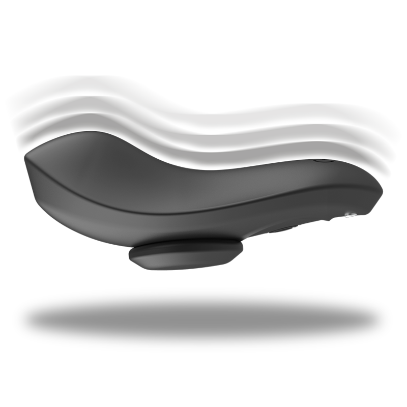 BLACK&SILVER - PANTALONE VIBRATORE IN SILICONE RICARICABILE PRESTON NERO - BLACK&SILVER | Lingerie Harness Boutique