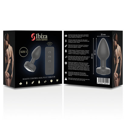 IBIZA - PLUG ANALE TELECOMANDO TAGLIA S - IBIZA TECHNOLOGY | Lingerie Harness Boutique
