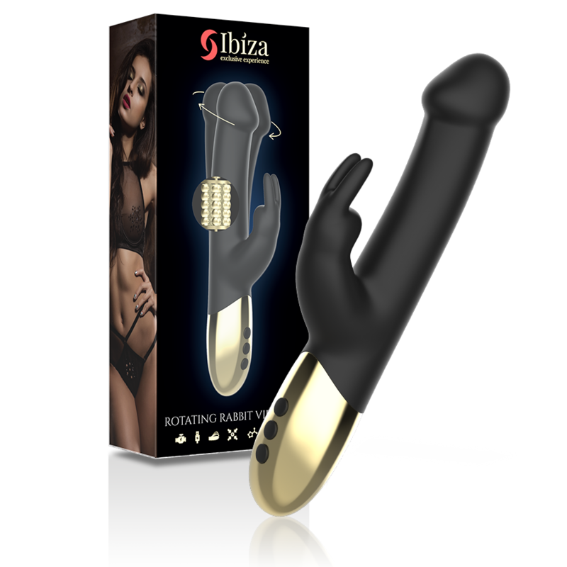 IBIZA - VIBRATORE ROTANTE A CONIGLIO - IBIZA TECHNOLOGY | Lingerie Harness Boutique