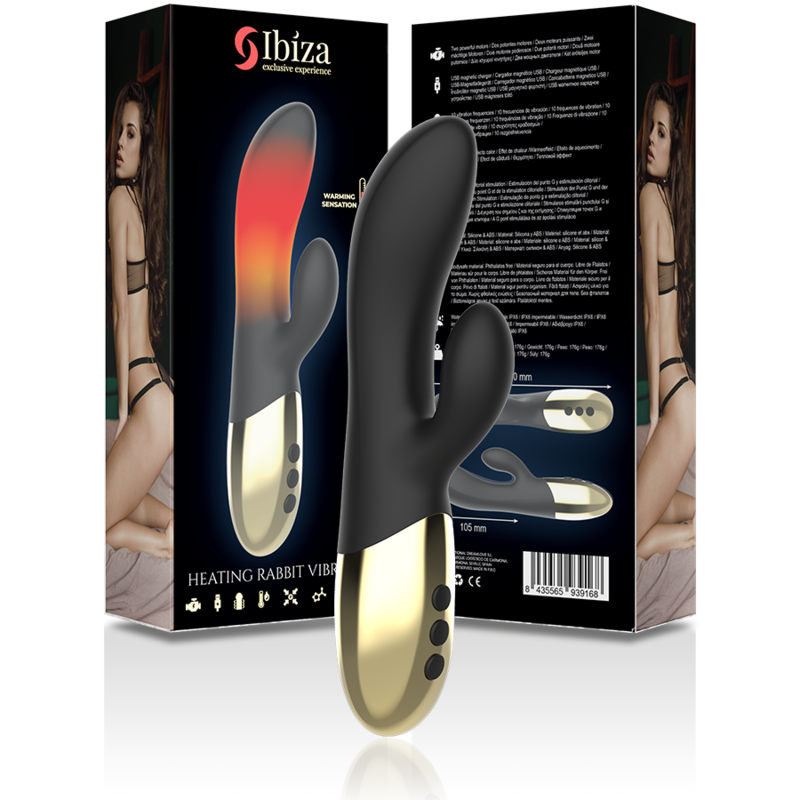 IBIZA - VIBRATORE CONIGLIO RISCALDANTE - IBIZA TECHNOLOGY | Lingerie Harness Boutique