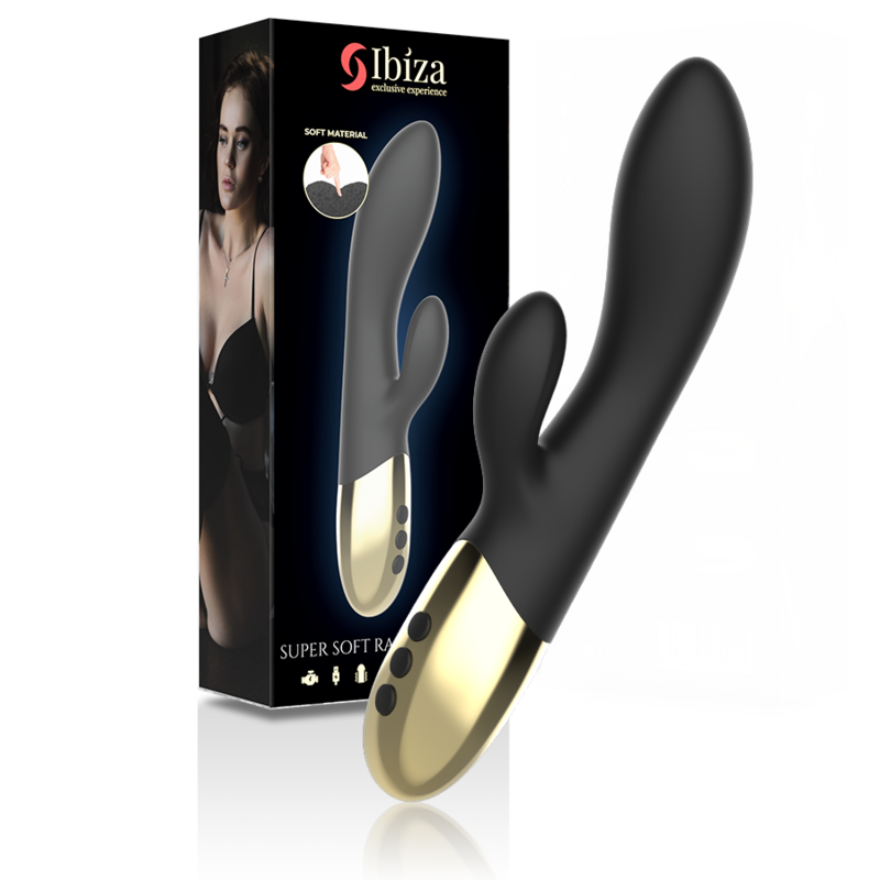 IBIZA - VIBRATORE CONIGLIO SUPER MORBIDO - IBIZA TECHNOLOGY | Lingerie Harness Boutique